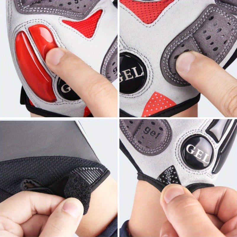 Breathable Cycling Gloves Breathable & Durable Half Finger Cycling Gloves | Thick Cushioning, Sweat-Wicking Fabric
