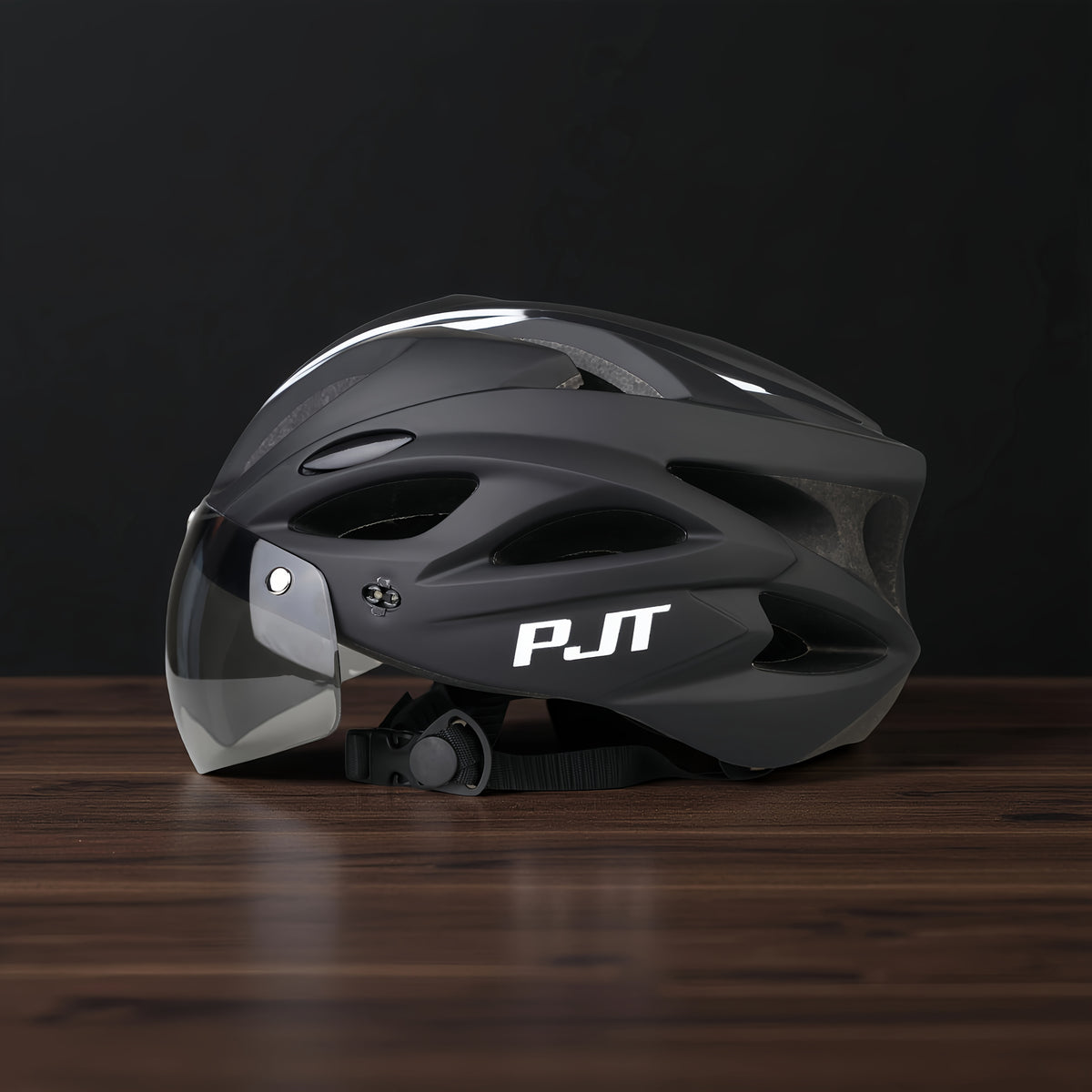 PJT Adult Magnetic 4-in-1 Lightweight Bike Helmet with Detachable Visor and Sun Visor