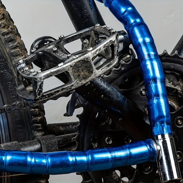 22mm x 100cm Heavy-Duty Stainless Steel Cable Lock - High-Quality PVC Coating, Versatile Anti-Theft Chain - for Bikes