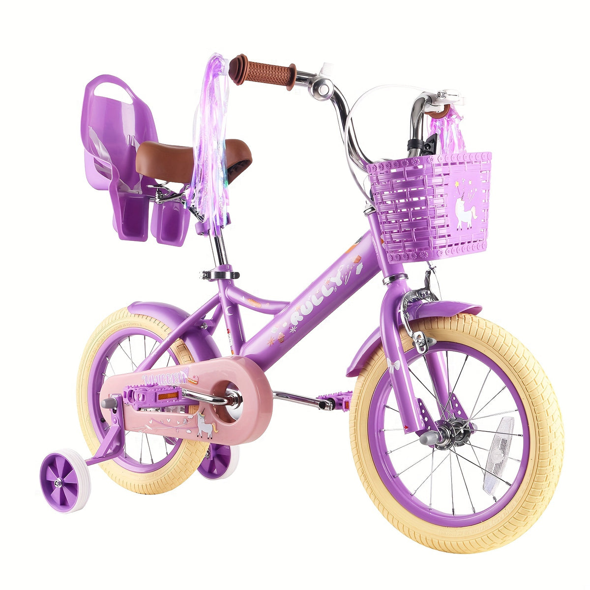 RULLY Donna Princess Girls' Bike in Deep Purple - 12\