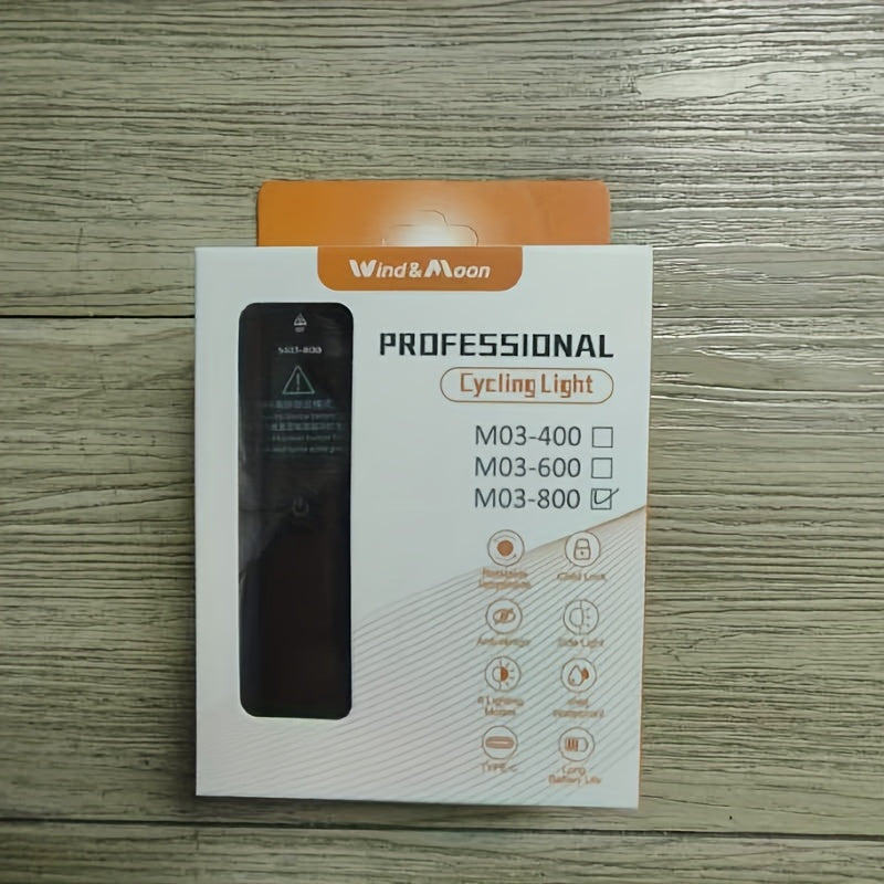 1pc Bike Suspension Light, Aluminum Alloy Frame Mounted Headlight, USB Rechargeable, Anti-Glare