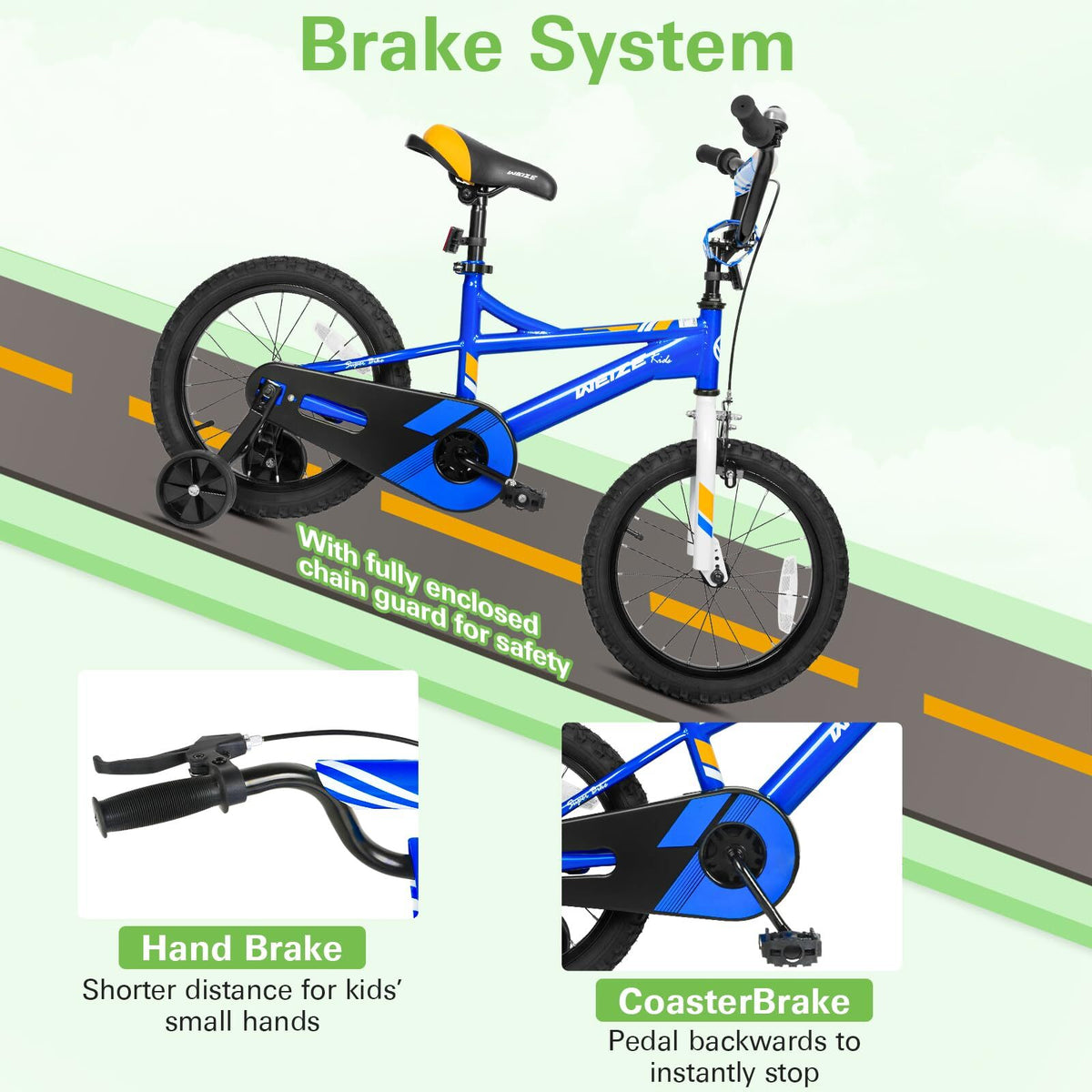 Kids Bike Children Bicycle for Boys Girls Cycling Ages 3-12 Years Old 14 20 Inch Teenage Kiddo Two-wheeler