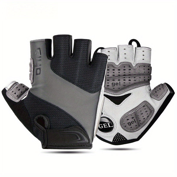 Breathable Cycling Gloves Breathable & Durable Half Finger Cycling Gloves | Thick Cushioning, Sweat-Wicking Fabric