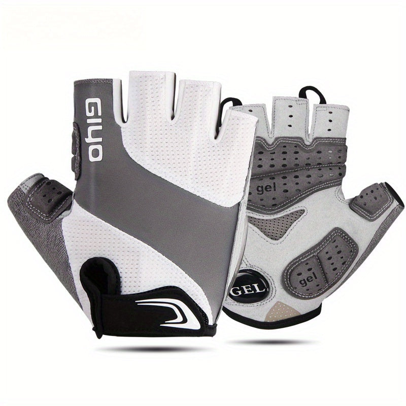 Breathable Cycling Gloves Breathable & Durable Half Finger Cycling Gloves | Thick Cushioning, Sweat-Wicking Fabric