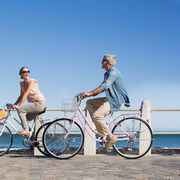 26in Urban Commuter City Bike, Shimano 7 Speed Adult Road Bicycle, City Transportation, Daily Commute