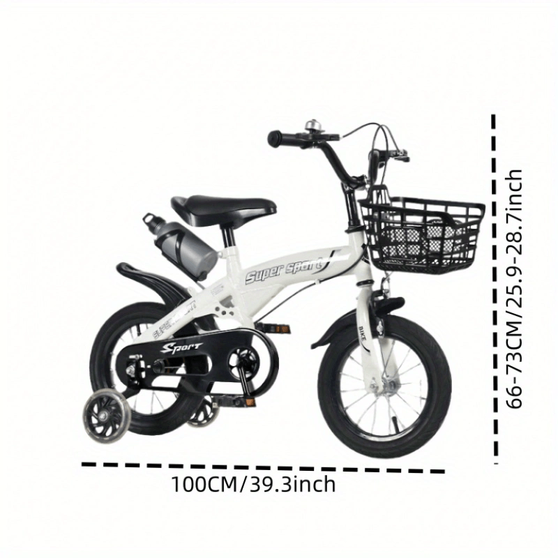 Kids Mountain Bike with Training Wheels - Heavy-Duty Bicycle for Boys & Girls Ages 3-6, Up to 187 lbs Capacity, 14\