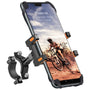 Tiakia Aluminum Alloy Bike Phone Mount, 360° Rotatable Universal Motorcycle Handlebar Phone Holder