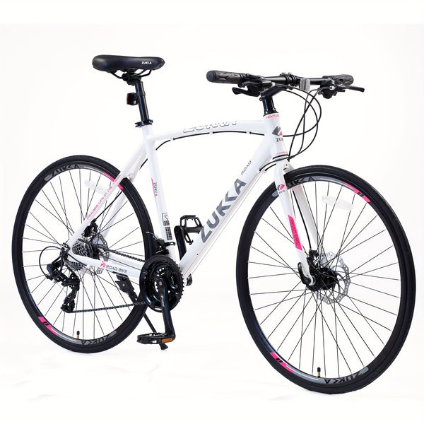 700C Road Bike, 3 X 8\u002F24 Speeds Bicycle, Flat Handle Bar, Aluminium Alloy Frame, Disc Brake, Racing Bicycle
