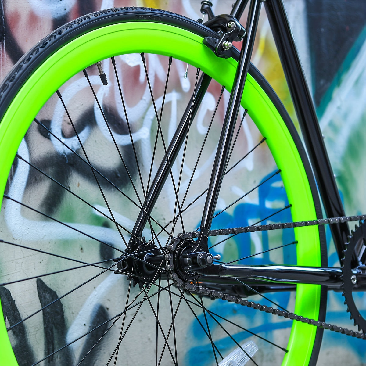 AVASTA Single-Speed Fixed Gear Urban Commuter Fixie Bike Flip Flop Hub Bicycle, Multiple Colors