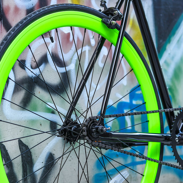 AVASTA Single-Speed Fixed Gear Urban Commuter Fixie Bike Flip Flop Hub Bicycle, Multiple Colors