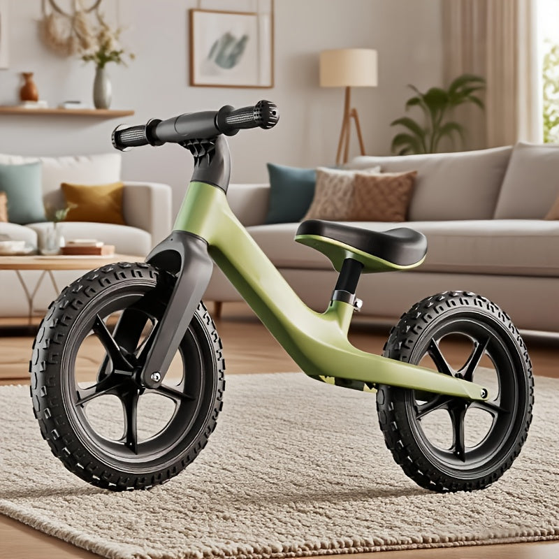 Sturdy Balance Bike for Toddlers - Racing-Style Frame with Sturdy Wheels, No Battery Needed