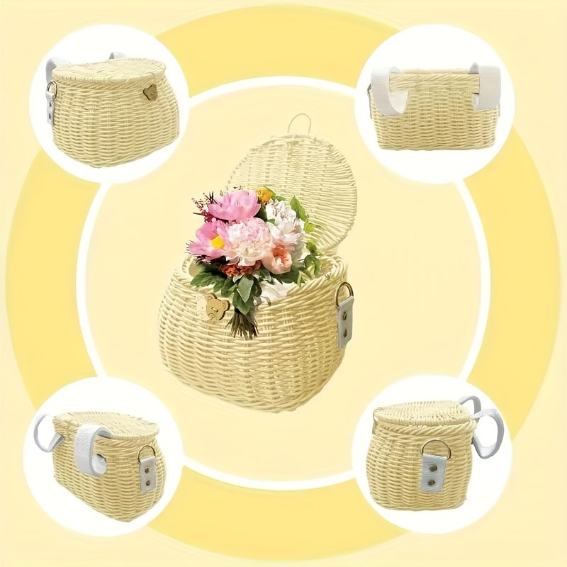 Bicycle Basket, Easy to Install for Outdoor Cycling Storage