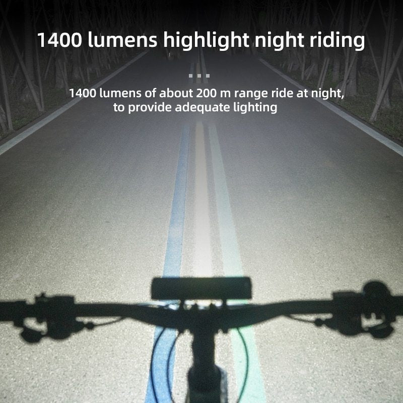 OFFBONDAGE Bike Light OFFBONDAGE Bike Light | 4000mAh USB Front Flashlight MTB Road Cycling Lamp