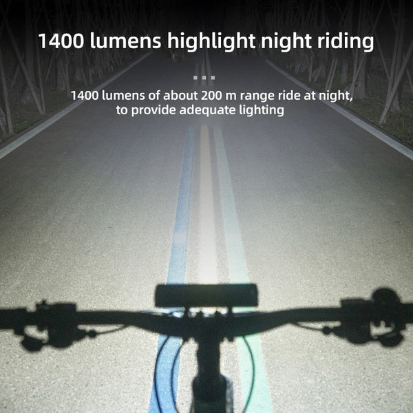 OFFBONDAGE Bike Light OFFBONDAGE Bike Light | 4000mAh USB Front Flashlight MTB Road Cycling Lamp