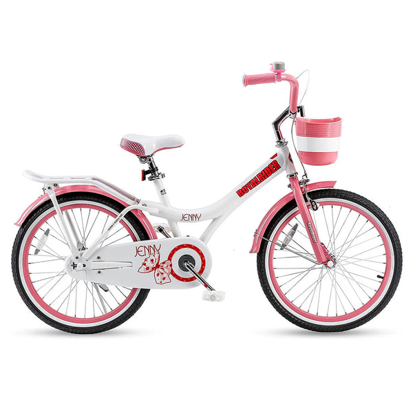 RoyalBaby Jenny Princess 20 Inch Kids Bike with Enclosed Chain Guard, Kickstand, Basket
