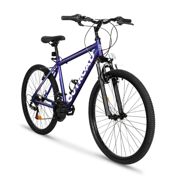Mountain Bike, 26-inch 7-Speed Aerospace-Grade Frame, Front Suspension V-Brakes Adjustable Ergonomic Seat