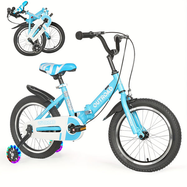 Kids Bike Child's Bike For Boys Girls Age 3-6 Years, 14 Inch Toddlers Bike Children's Bicycle With Training Wheels