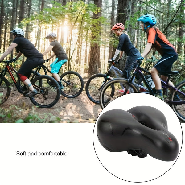 Ultra-Comfortable Bicycle Seat Cushion, Thickened and Widened for Comfort