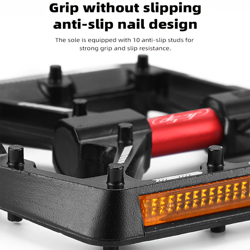 Anti-Slip Bike Pedals Anti-Slip Bike Pedals | Wide, Comfortable for Road & Mountain Bikes