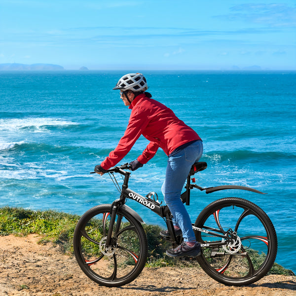 26 Inch Adult Folding Bikes\u002FMountain Bikes, 21 Speeds Mountain Bicycles with Full Suspension