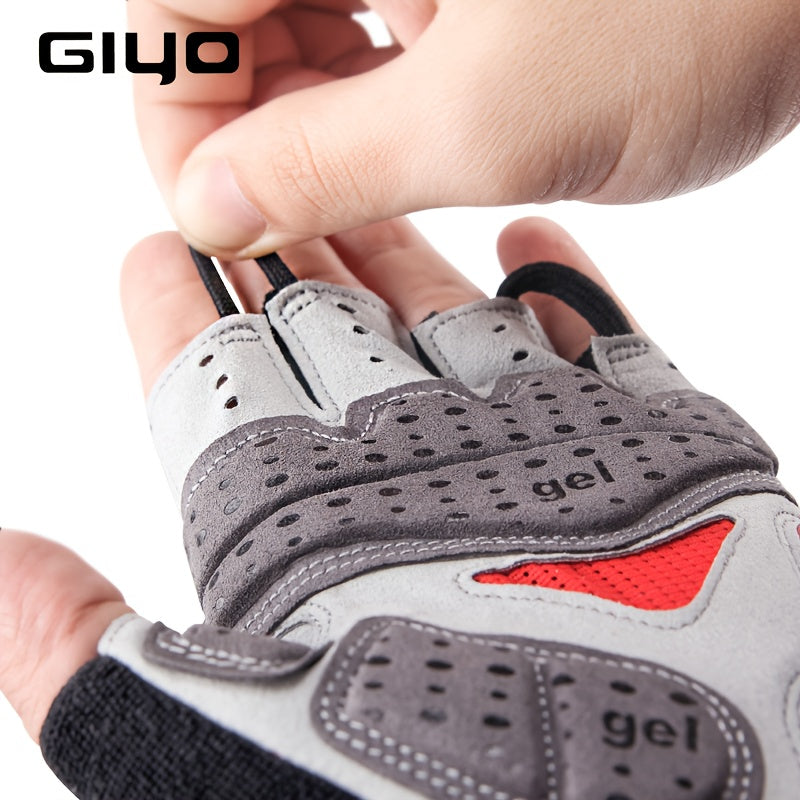 Breathable Cycling Gloves Breathable & Durable Half Finger Cycling Gloves | Thick Cushioning, Sweat-Wicking Fabric