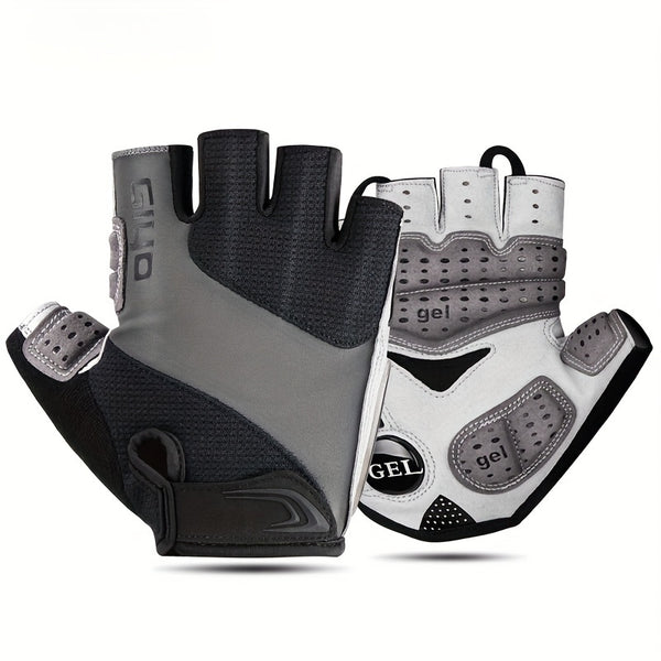 Breathable Cycling Gloves Breathable & Durable Half Finger Cycling Gloves | Thick Cushioning, Sweat-Wicking Fabric