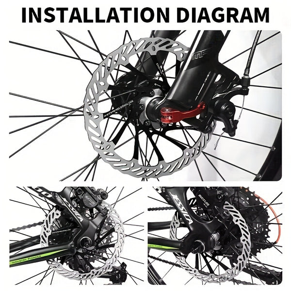BUCKLOS G3 Bicycle Brake Rotors, 2pcs, 160\u002F180\u002F203mm, Stainless Steel, MTB Disc Brakes