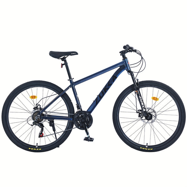 27.5 Inch Wheels 21 Speed Mountain Bike, for Men Women Adult, Front Suspension, Aluminum Alloy Frame