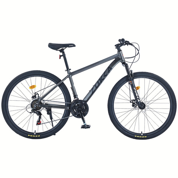 27.5 Inch Wheels 21 Speed Mountain Bike, for Men Women Adult, Front Suspension, Aluminum Alloy Frame