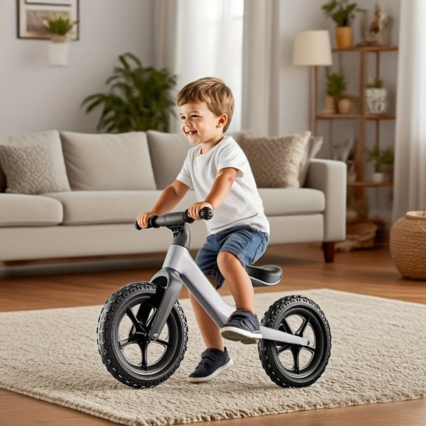 Sturdy Balance Bike for Toddlers - Racing-Style Frame with Sturdy Wheels, No Battery Needed