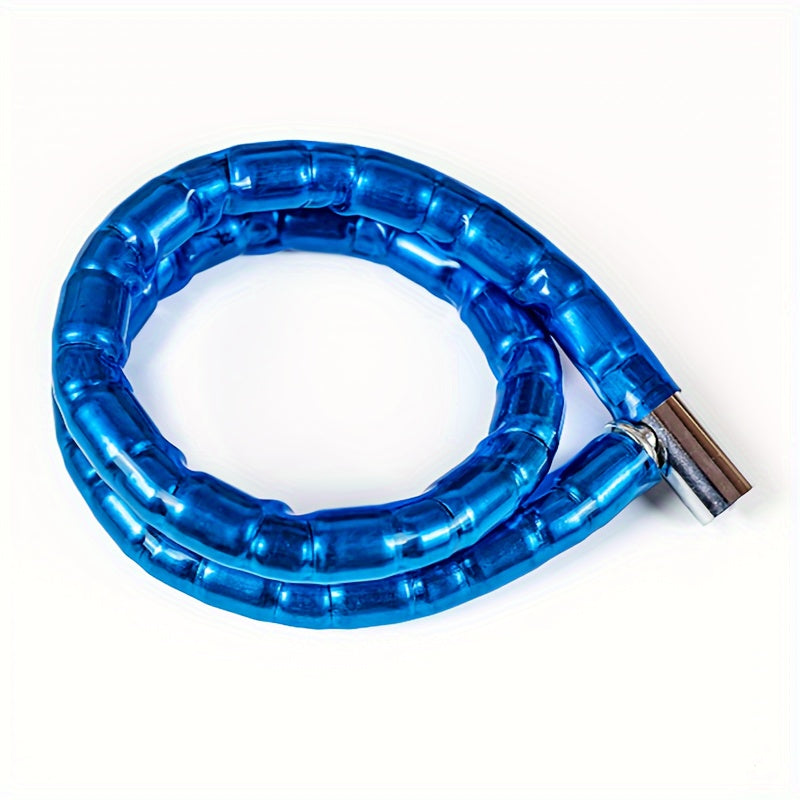 22mm x 100cm Heavy-Duty Stainless Steel Cable Lock - High-Quality PVC Coating, Versatile Anti-Theft Chain - for Bikes