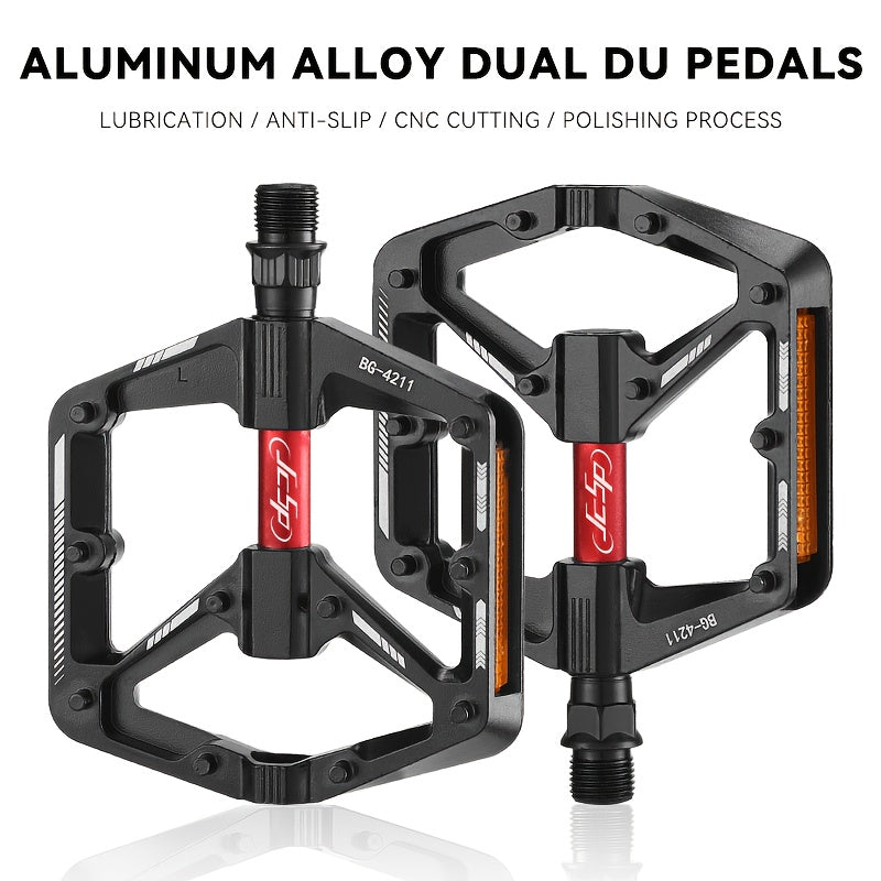 Anti-Slip Bike Pedals Anti-Slip Bike Pedals | Wide, Comfortable for Road & Mountain Bikes