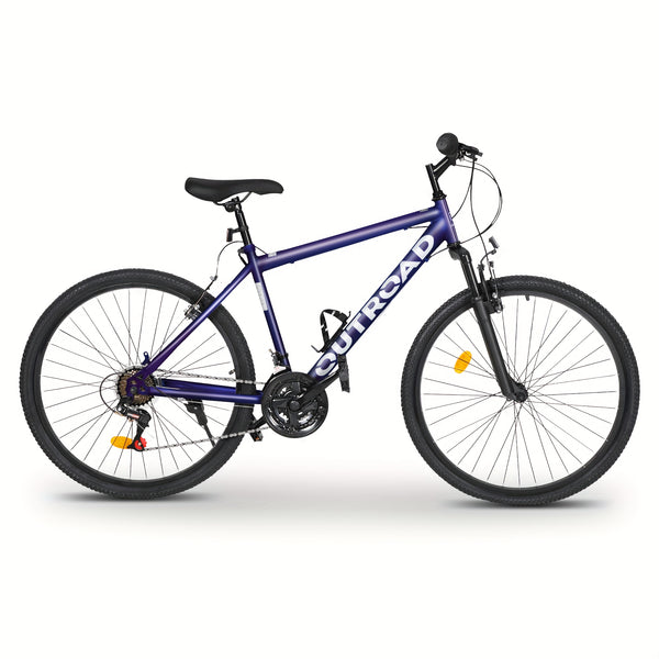 Mountain Bike, 26-inch 7-Speed Aerospace-Grade Frame, Front Suspension V-Brakes Adjustable Ergonomic Seat