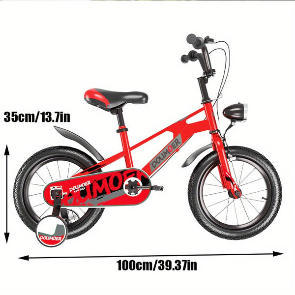 Children's Mountain Bike Scooter with Training Wheels, Ideal Gift for Christmas, Thanksgiving, Halloween