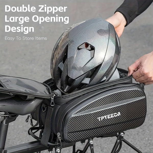 HASAGEI 9.25-Gallon Bike Backpack Cycling Commuter Bag - Large Capacity Bike Pack with Adjustable Shoulder Stra