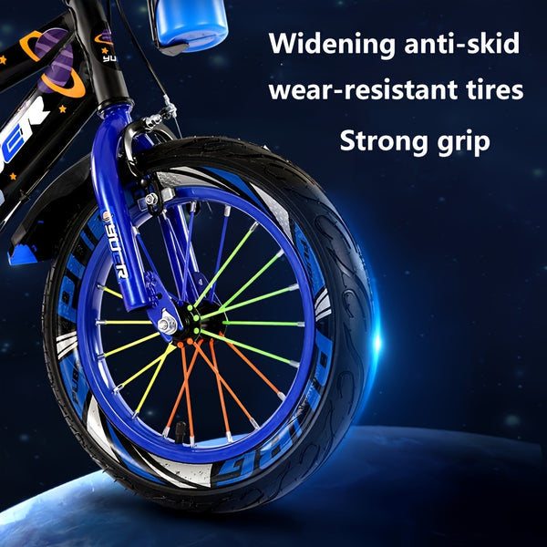 Kids' Blue Bicycle with Training Wheels - 16\