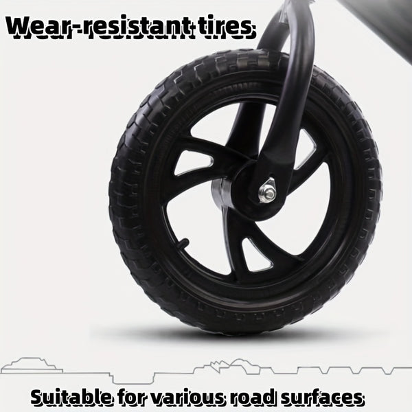 Kids Balance Bike & Tricycle for Boys & Girls - Red\u002FBlack Sturdy Plastic Frame, Low-Weight Rider-Friendly Design with Wide Base