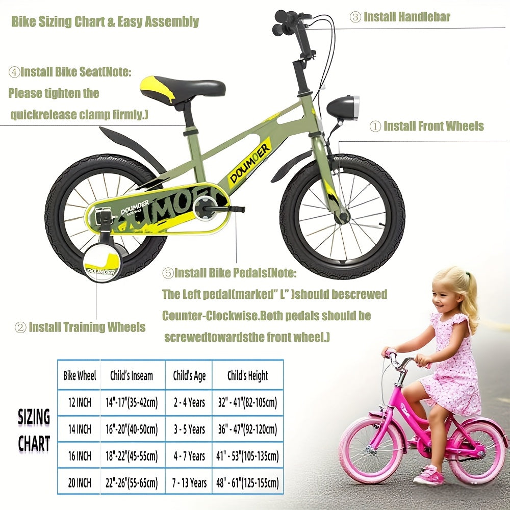 New Kids Bike, Children's Mountain Bike Road Bike, Single Bicycle, Pedal Bike