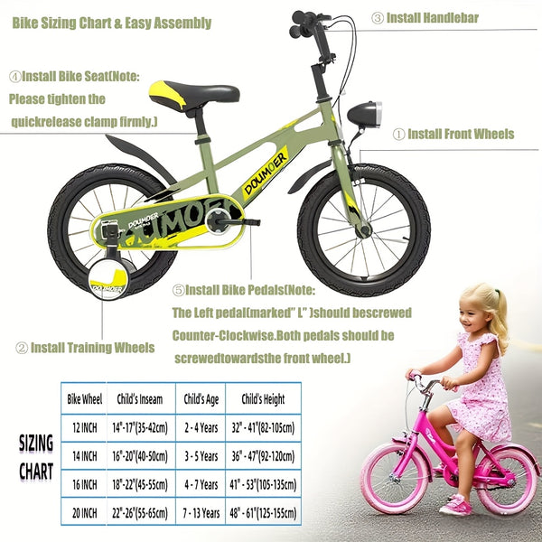 New Kids Bike, Children's Mountain Bike Road Bike, Single Bicycle, Pedal Bike