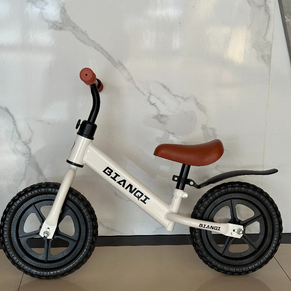 Unisex Christmas, Halloween, Easter & Birthday Gift - Playful Design Sturdy Structure Kids Balance Bike with Training Wheels