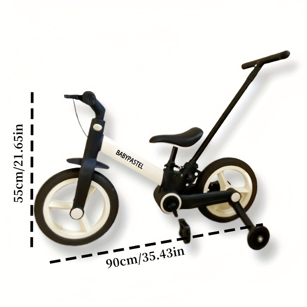 Kids' 6-in-1 Balance Bike Scooter - Adjustable, Multifunctional Bicycle with Push Handle, Aluminum Alloy
