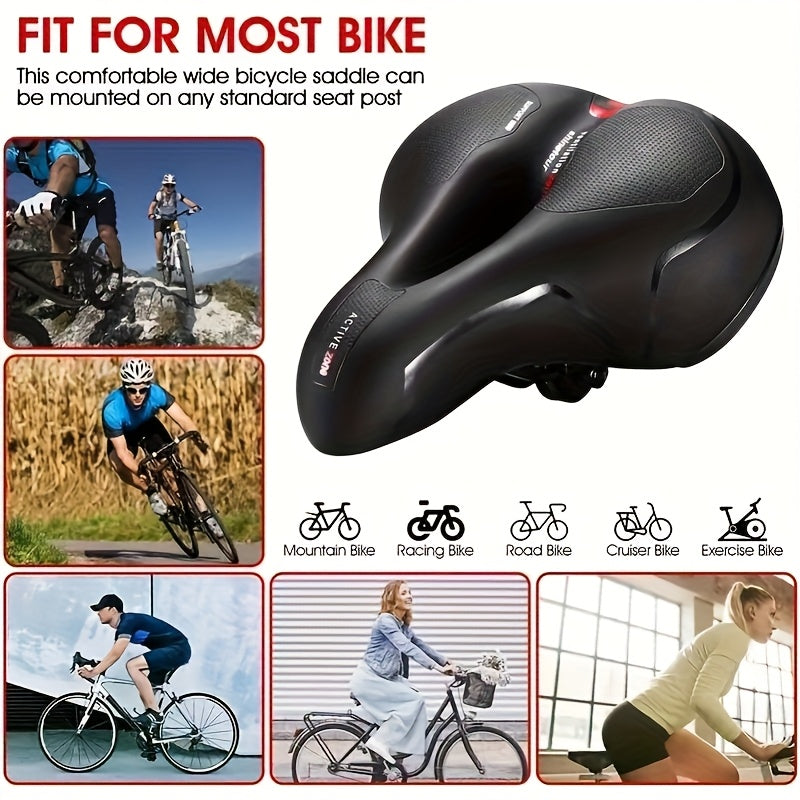 Bicycle Seat Cushion TOSUOD Ultra Soft Comfortable Bicycle Seat Cushion | Anti Hip Pain Thickening Shock-Absorbing