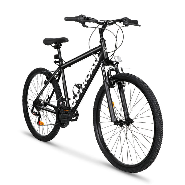 Hardtail Mountian Bikes With 7 Speeds Drivetrain For Adult\u002FYouth, 26 Inch Mens Womens MTB With Widened Frame