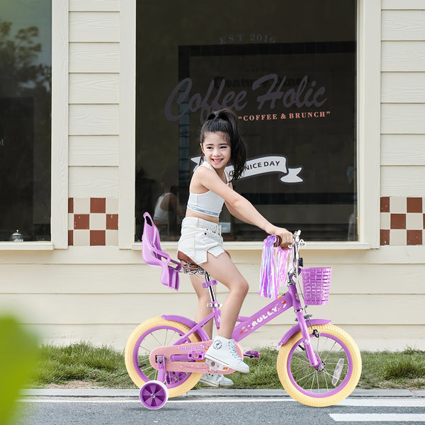 RULLY Donna Princess Girls' Bike in Deep Purple - 12\