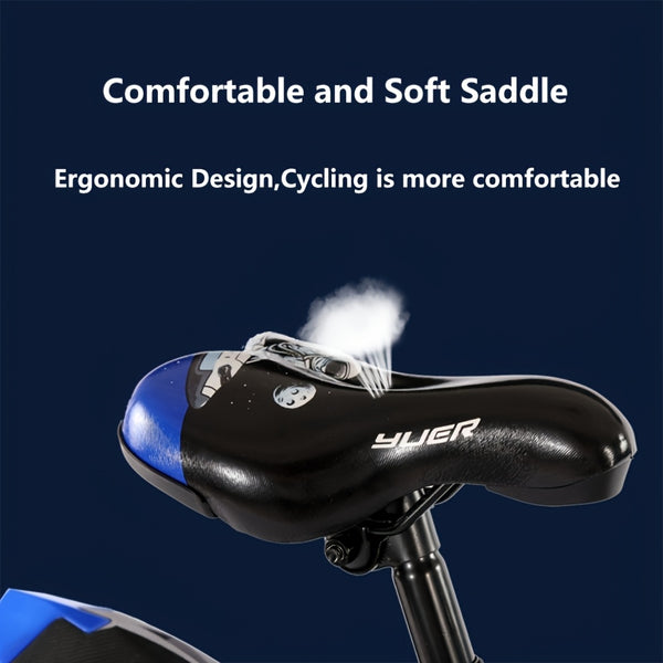 Kids' Blue Bicycle with Training Wheels - 16\