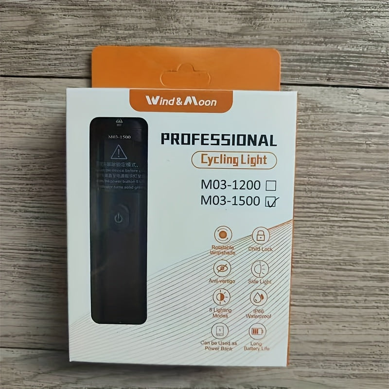 1pc Bike Suspension Light, Aluminum Alloy Frame Mounted Headlight, USB Rechargeable, Anti-Glare