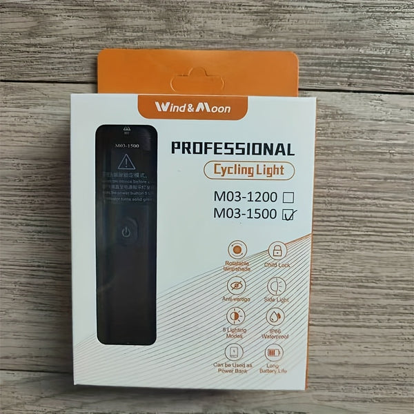 1pc Bike Suspension Light, Aluminum Alloy Frame Mounted Headlight, USB Rechargeable, Anti-Glare