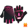 ROORUNS Cycling Gloves - Breathable Sports Gloves with 5mm Liquid Gel Pads, Adjustable Pull-On Closure