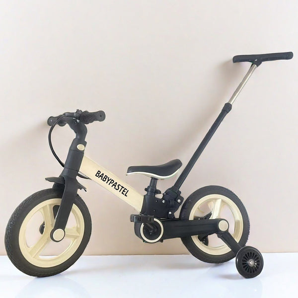 Kids' 6-in-1 Balance Bike Scooter - Adjustable, Multifunctional Bicycle with Push Handle, Aluminum Alloy