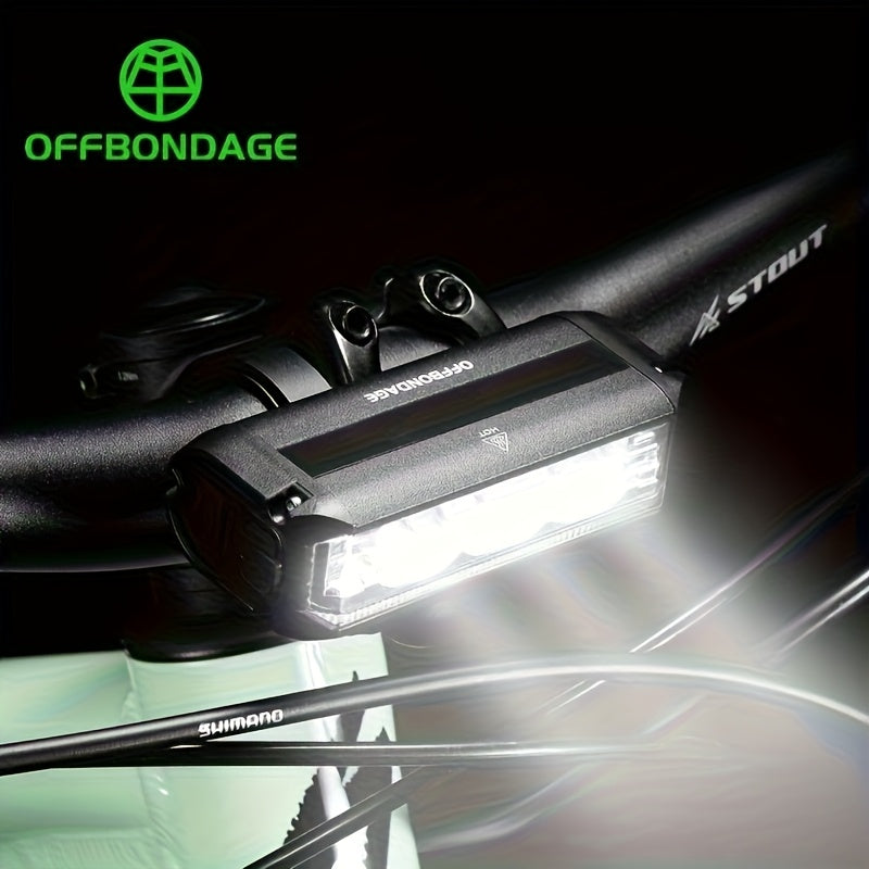 OFFBONDAGE Bike Light OFFBONDAGE Bike Light | 4000mAh USB Front Flashlight MTB Road Cycling Lamp